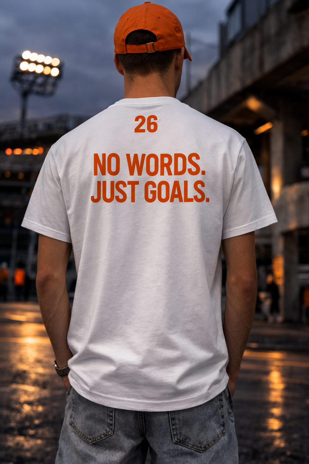 WK 2026 Shirt - No Words. Just Goals.