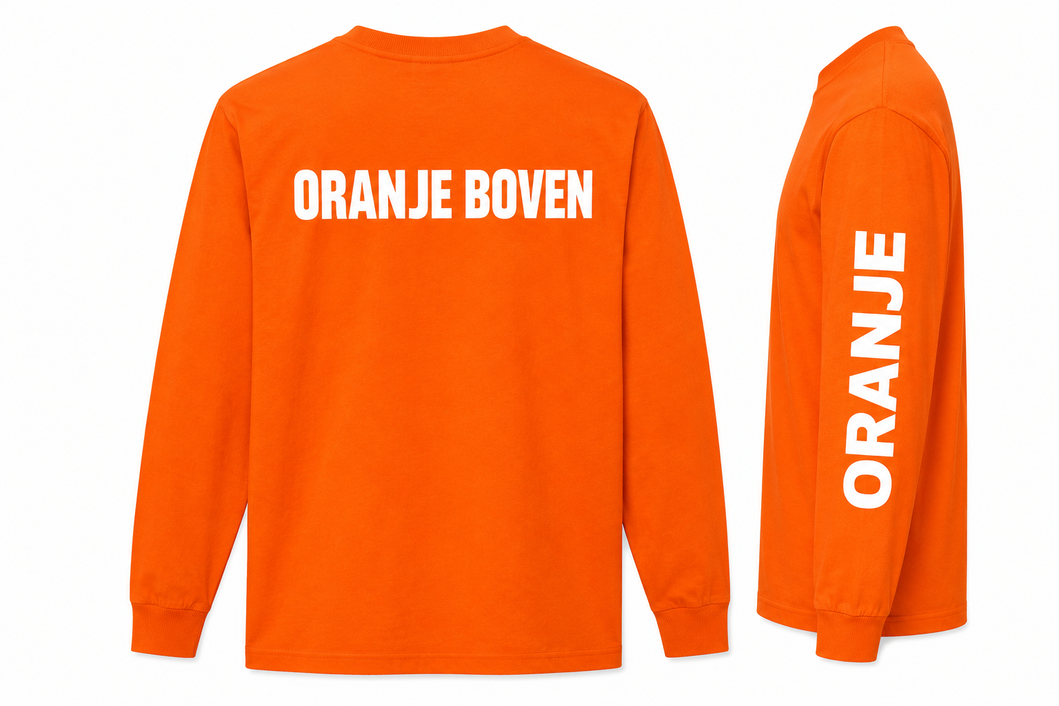 Oranje Boven Longsleeve – Unisex Statement longsleeve in Meerdere Kleuren - wk