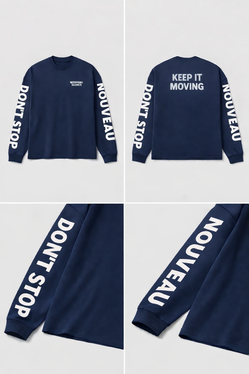 Oversized Longsleeve – “Keep It Moving