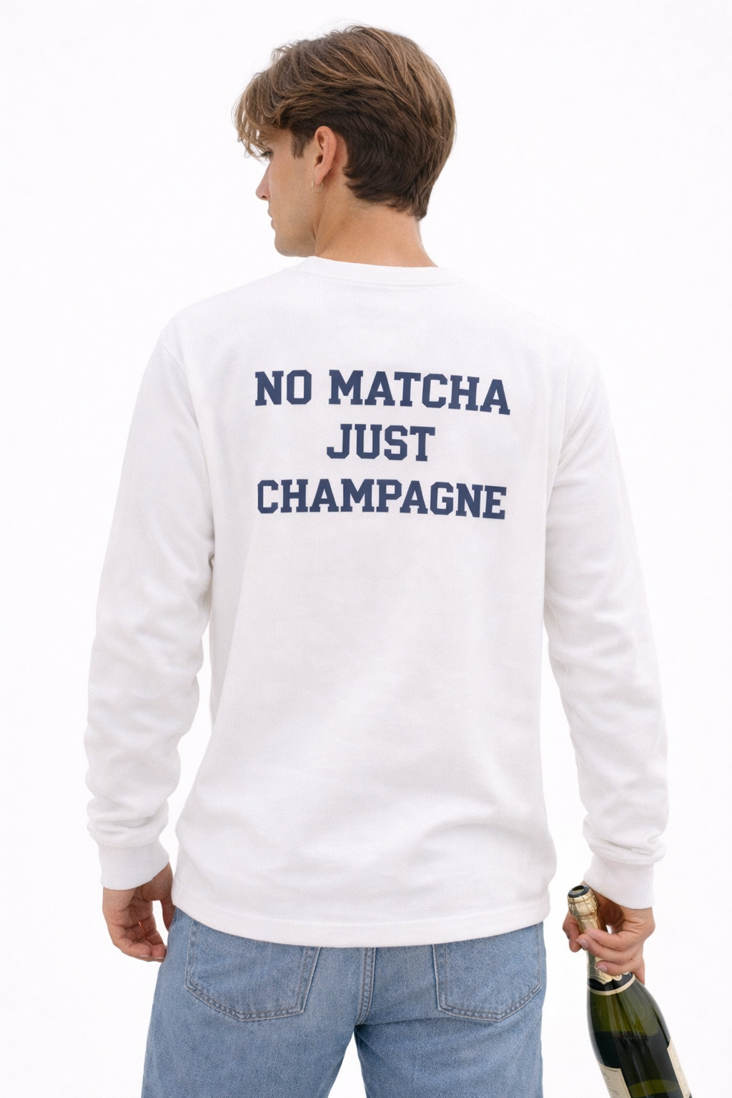 Longsleeve “No Matcha, Just Champagne - Heren