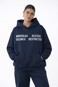 NOUVEAU SILENCE – ACCESS RESTRICTED HOODIE