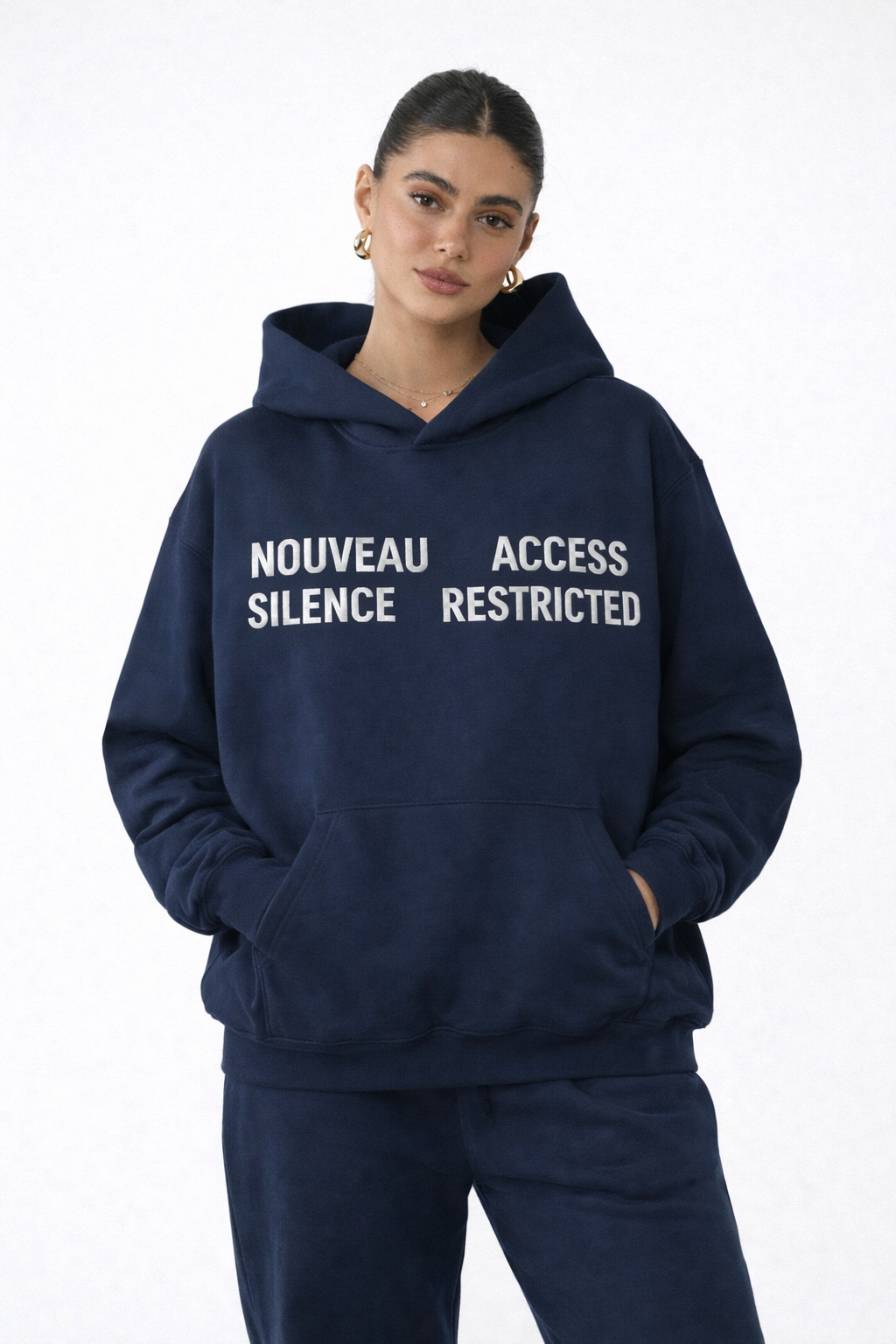 NOUVEAU SILENCE – ACCESS RESTRICTED HOODIE