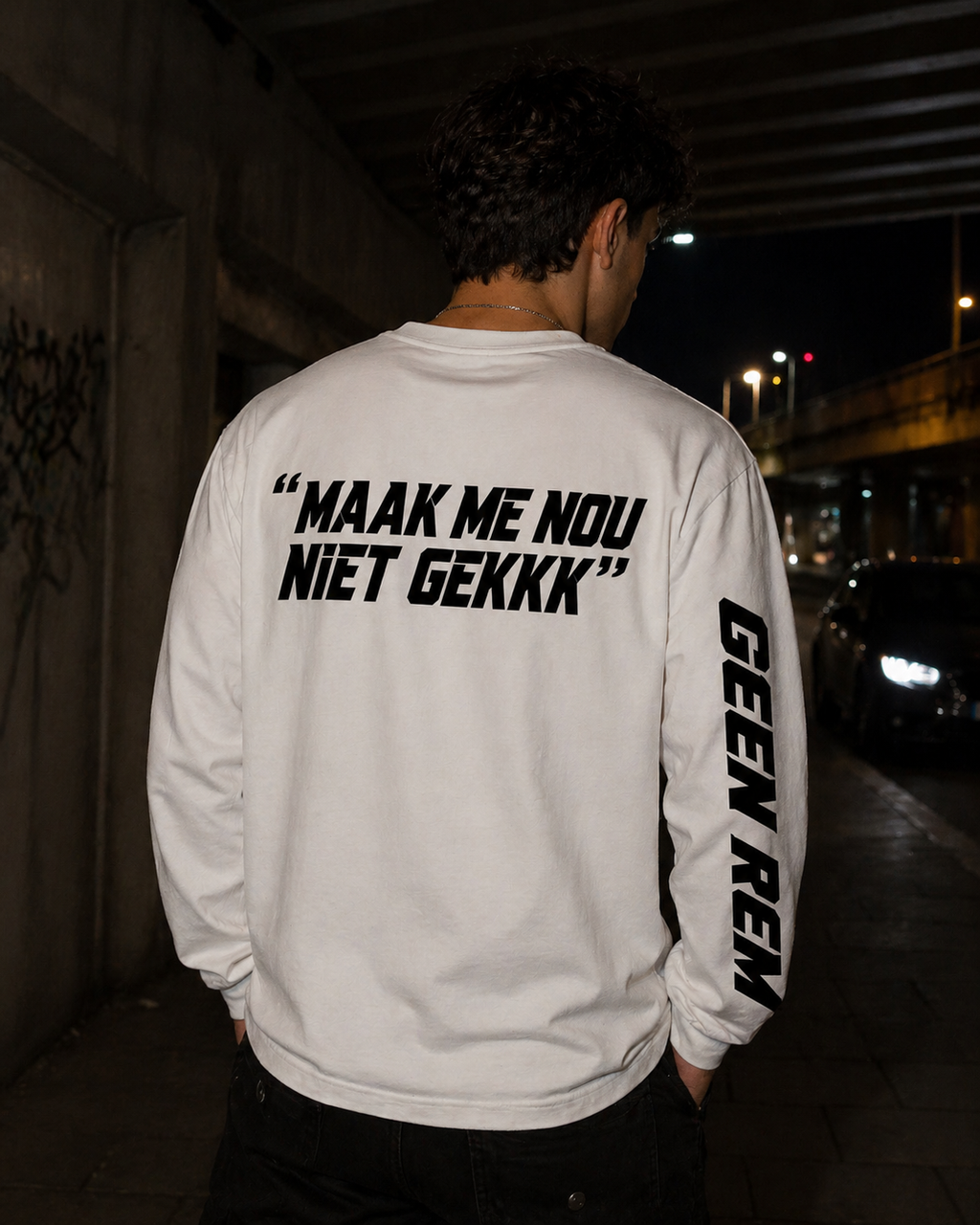 Longsleeve “maak me nou niet gekkk”