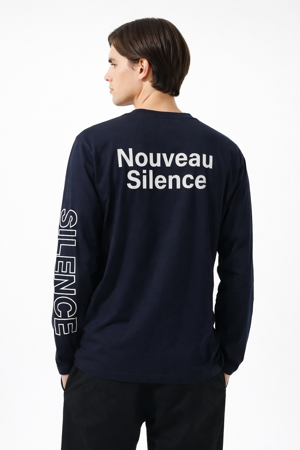 Nouveau Silence Longsleeve – Navy Blue Essential