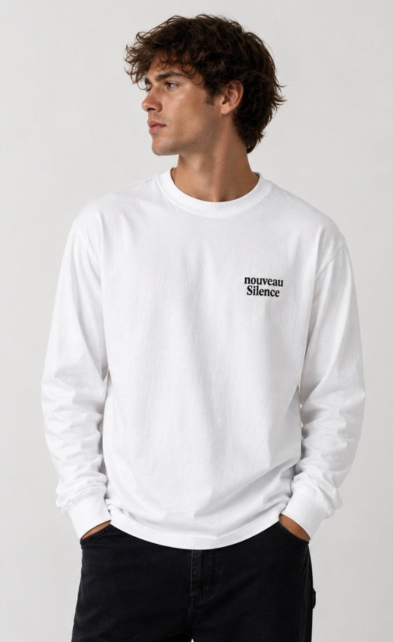 House Music All Night Long Longsleeve – White Edition